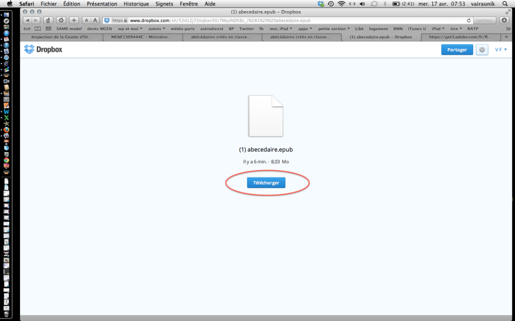 8 télécharger sur dropbox